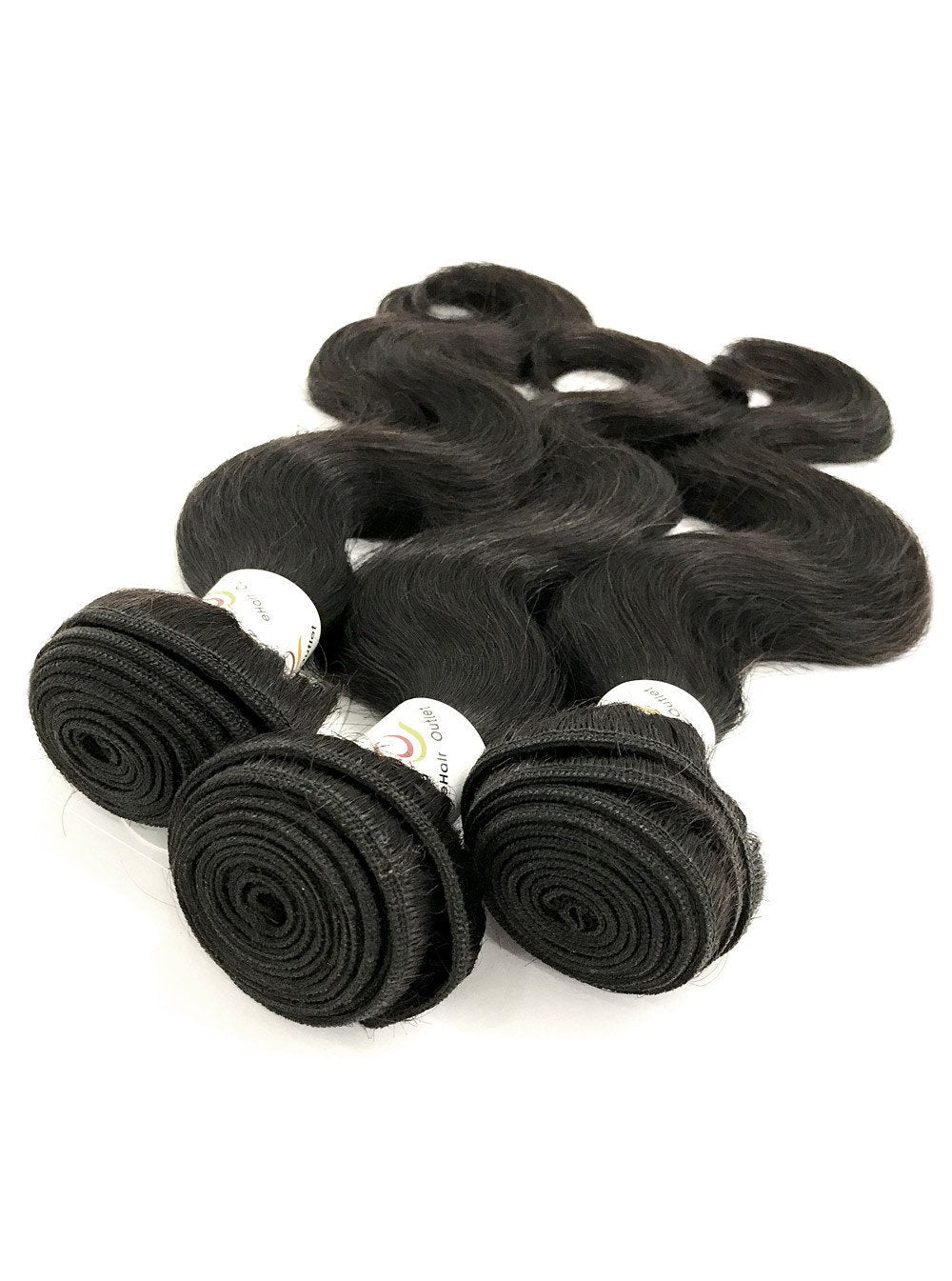 5A Brazilian 3 Bundle Set Body Wave Virgin Human Hair Extension w/ Remy Lace Closure - eHair Outlet