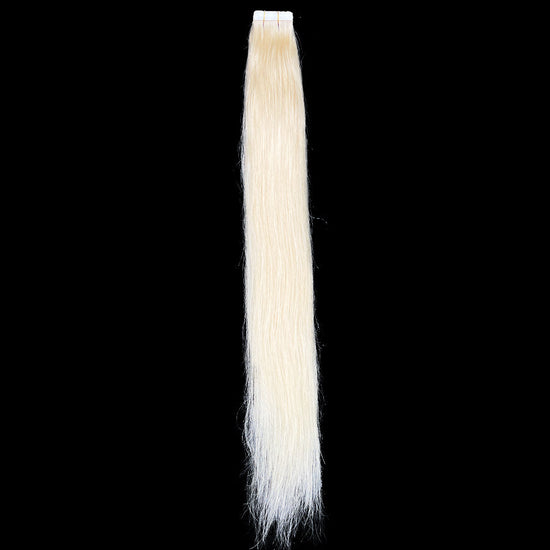 Cargar imagen en el visor de la galería, Extensión de cabello humano con cinta recta 8A, color n.º 60 
