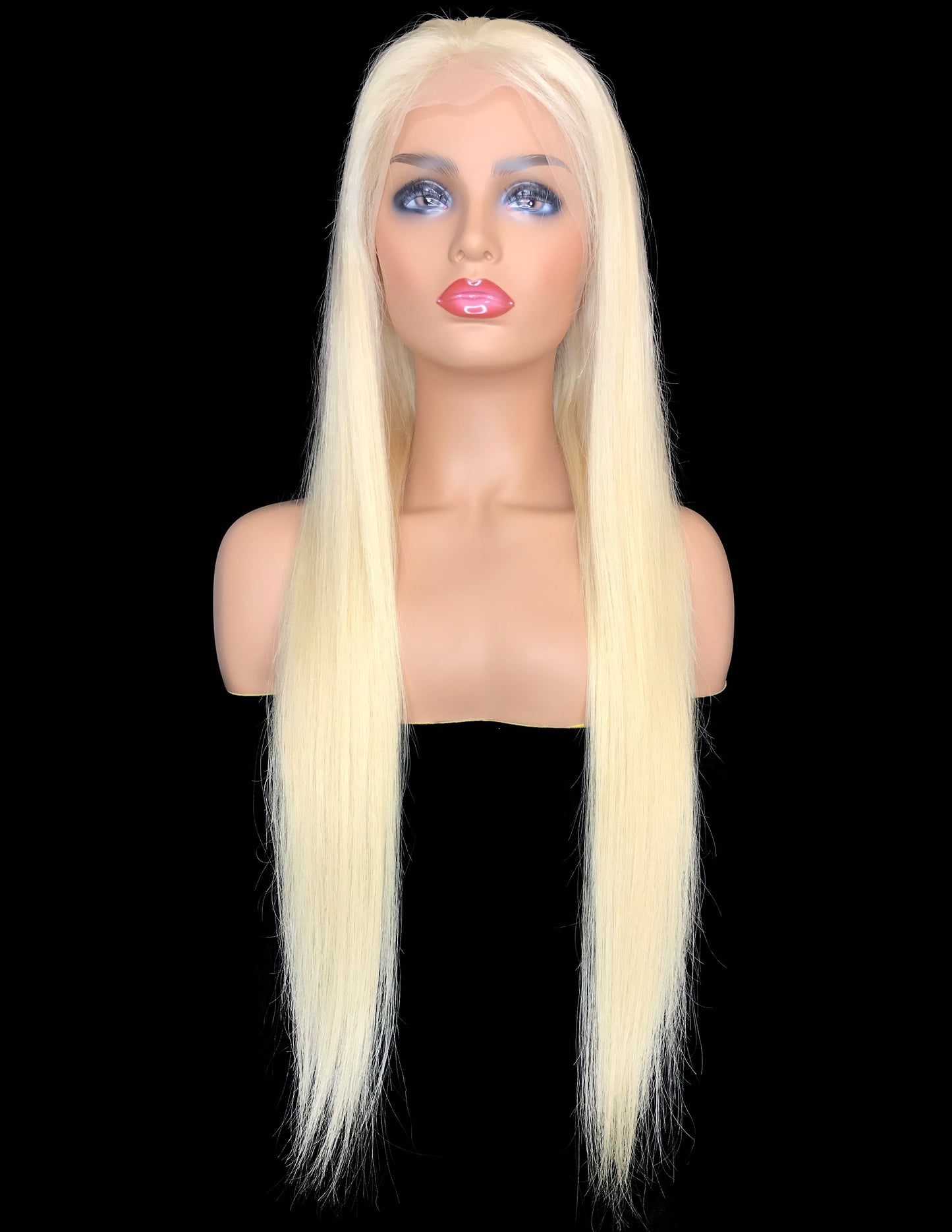 5A Transparente #613 Remy Straight Lace Frontal Peluca de cabello humano 