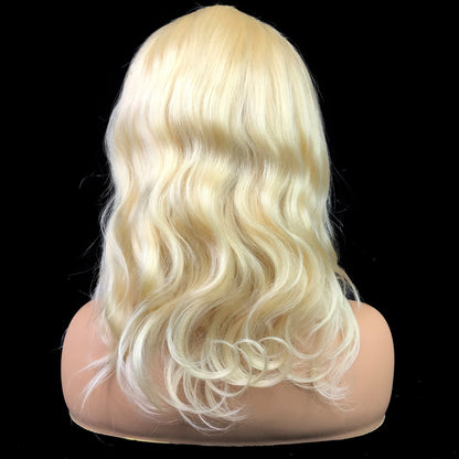 Body Wave 13 &quot;X 4&quot; Encaje Frontal Bob Peluca Rubio 