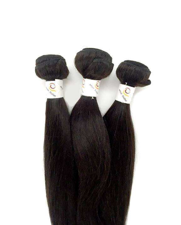 6A Indian 3 Bundle Set Straight Virgin Human Hair Extension 300g - eHair Outlet