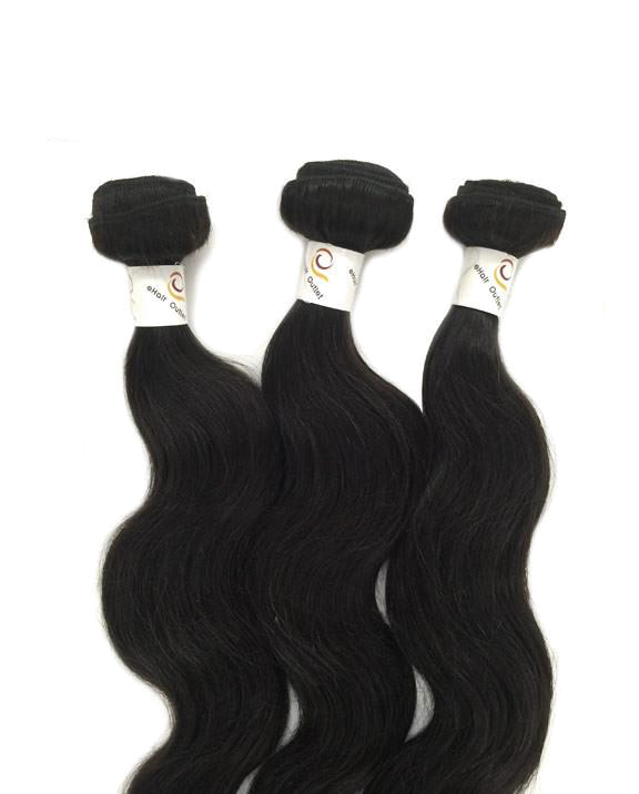 6A Indian 3 Bundle Set Body Wave Virgin Human Hair Extension 300g - eHair Outlet