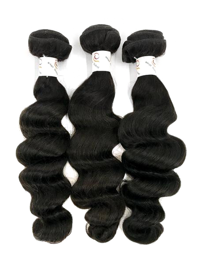 8A Malaysian 3 Bundle Set Loose Wave Virgin Human Hair Extension 300g - eHair Outlet