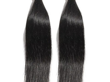 8A Malaysian 2 Bundle Straight Virgin Human Hair w/ 360 Lace Frontal - eHair Outlet
