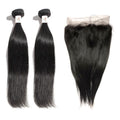 8A Malaysian 2 Bundle Straight Virgin Human Hair w/ 360 Lace Frontal - eHair Outlet