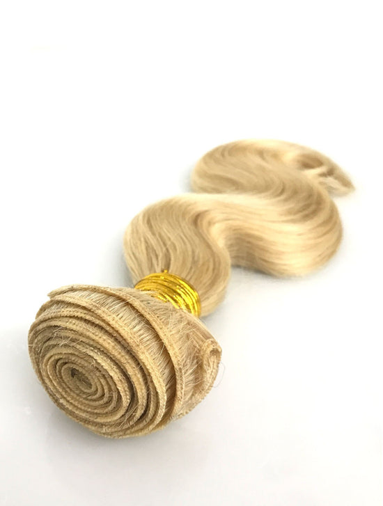 Load image into Gallery viewer, 9A Malaysian Body Wave Human Hair Extension Platinum Blonde - eHair Outlet
