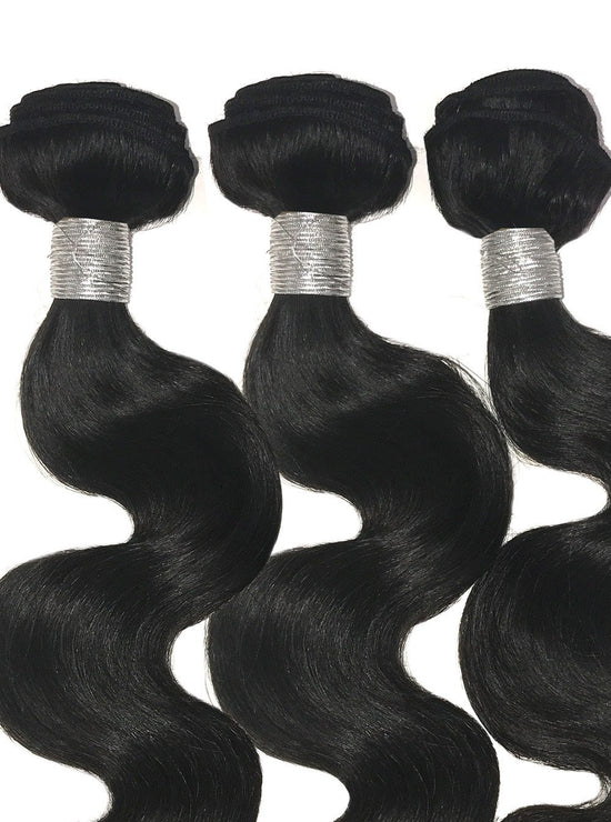 Load image into Gallery viewer, 10A 3 Bundle Set Body Wave Raw Virgin Human Hair Extension 300g - eHair Outlet
