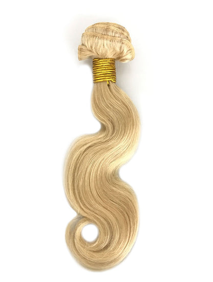 9A Malaysian Body Wave Human Hair Extension Platinum Blonde - eHair Outlet