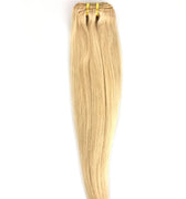 9A Malaysian Straight Human Hair Extension Platinum Blonde - eHair Outlet