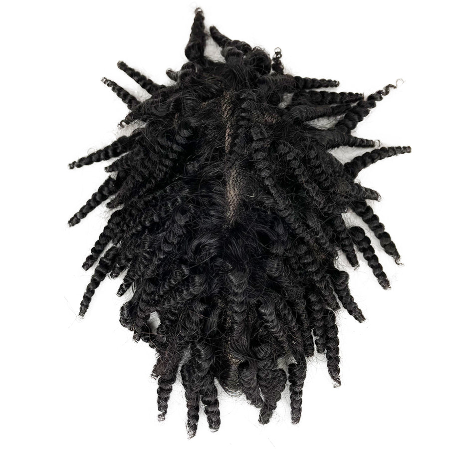 Men Afro Toupee Twist