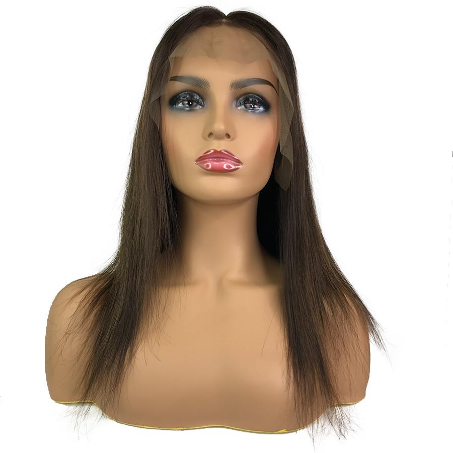 Peluca frontal de encaje recto Remy 