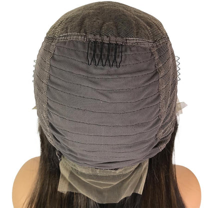 Peluca frontal de encaje recto Remy 