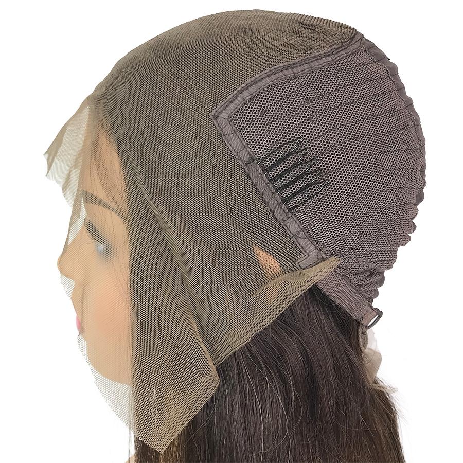 Peluca frontal de encaje recto Remy 