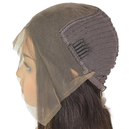 Peluca frontal de encaje recto Remy 