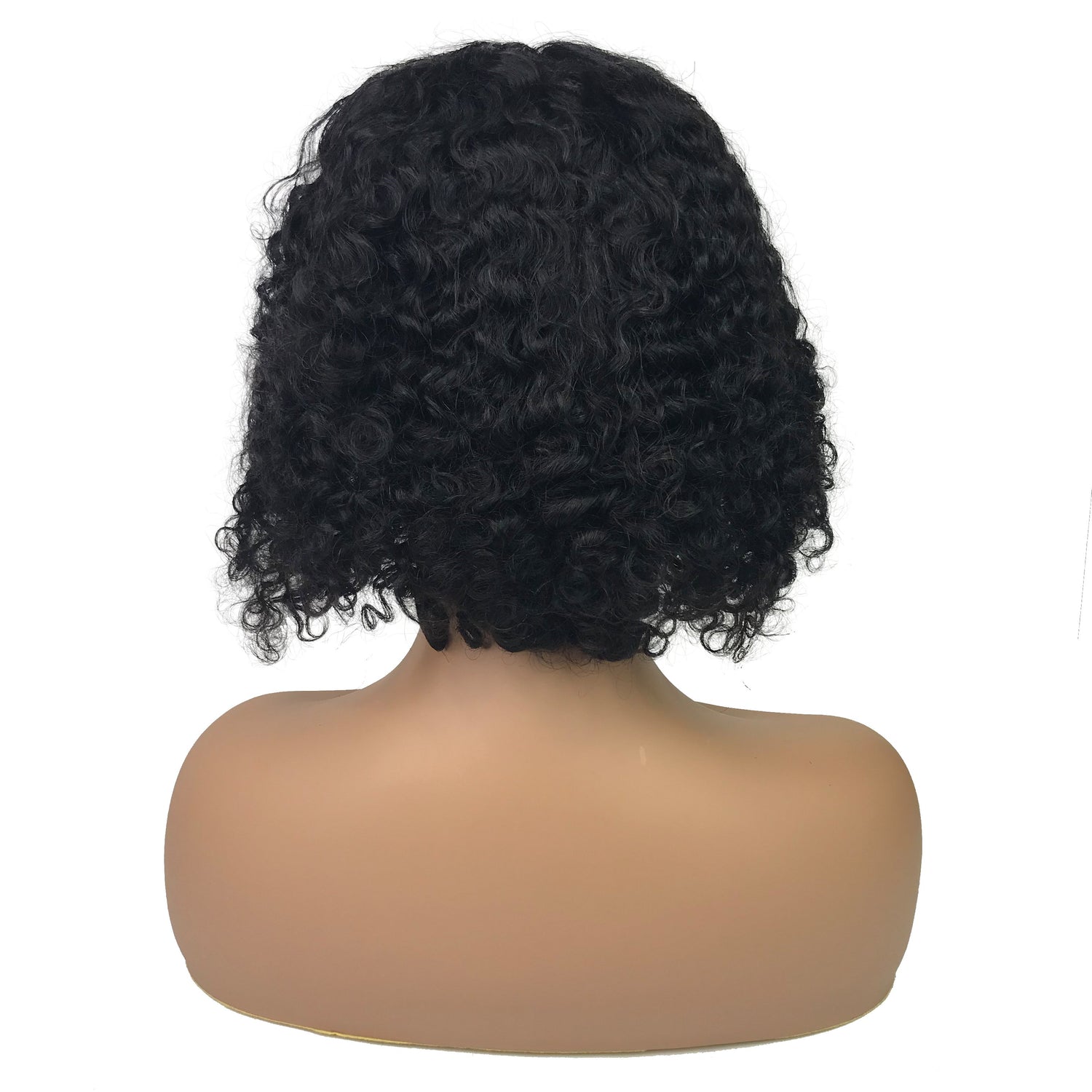 Jerry Curl 13 &quot;X 4&quot; Encaje Frontal Bob Peluca Natural