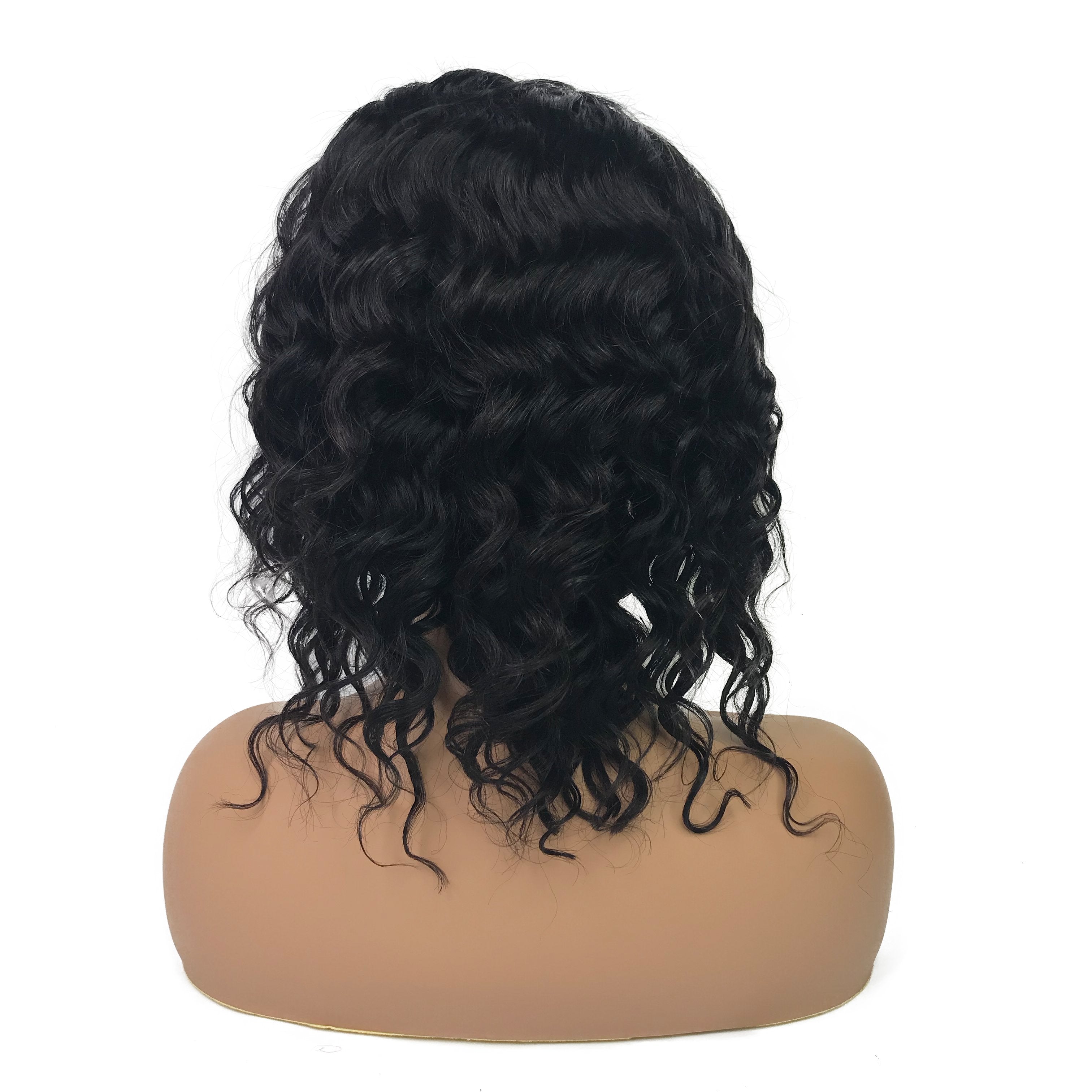 Loose Wave 13&quot;X 4&quot;Lace Frontal Bob Wig  Natural