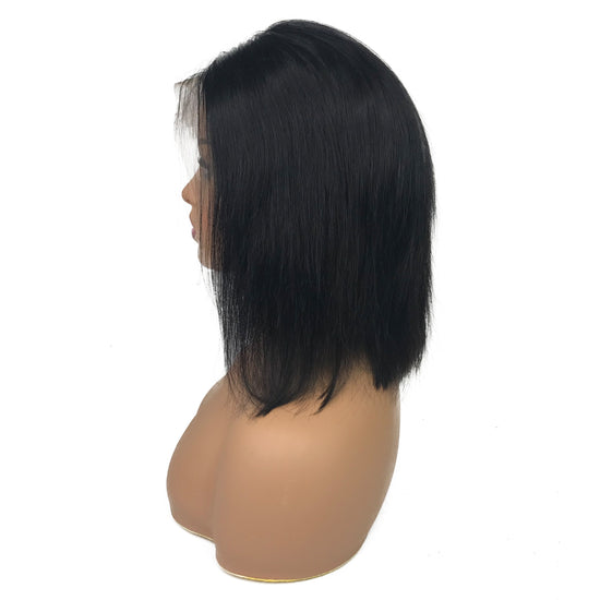 Recto 13 "X 4" Encaje Frontal Bob Peluca Natural