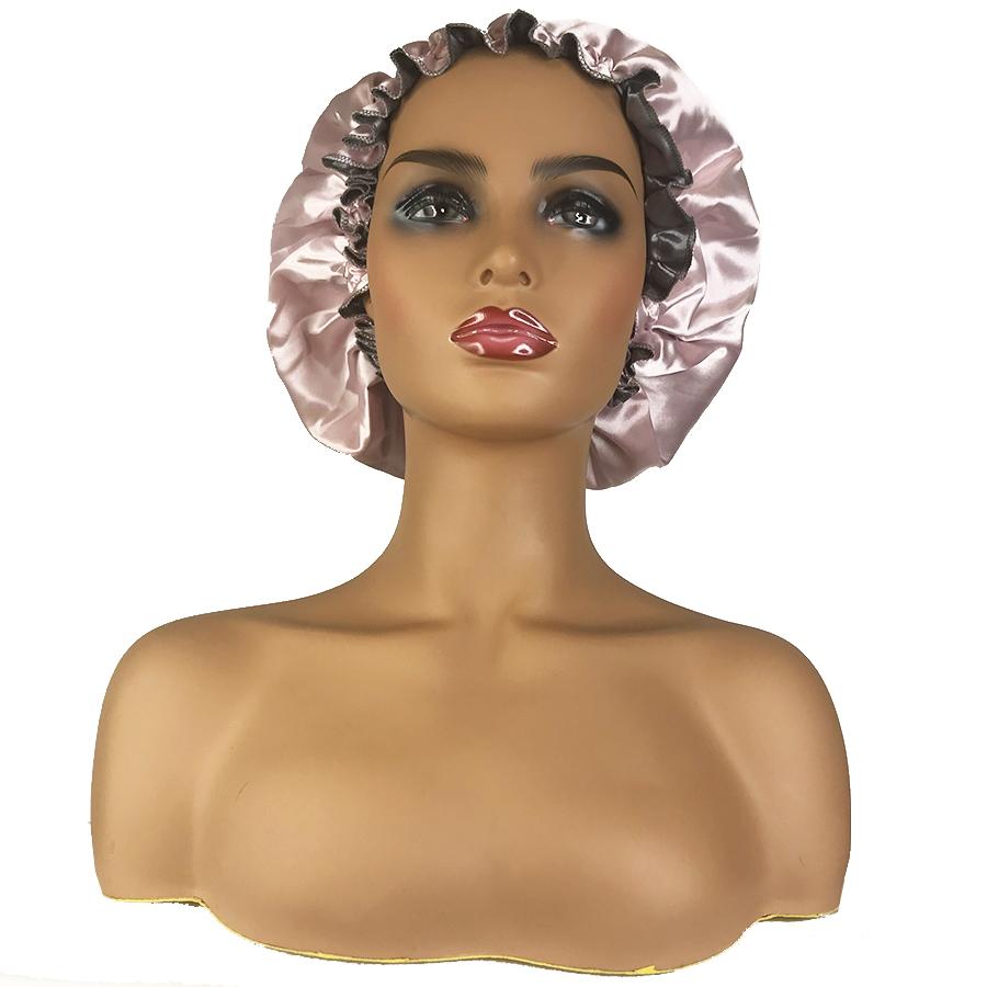 Satin Silk Bonnet Double Layer