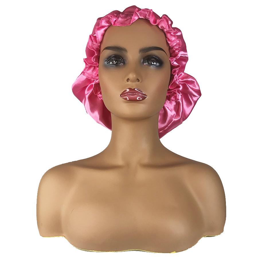 Satin Silk Bonnet Double Layer