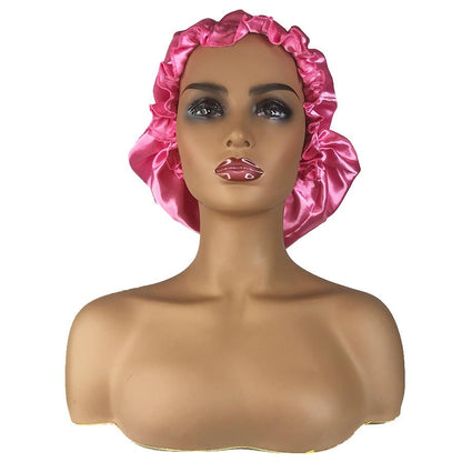 Satin Silk Bonnet Double Layer