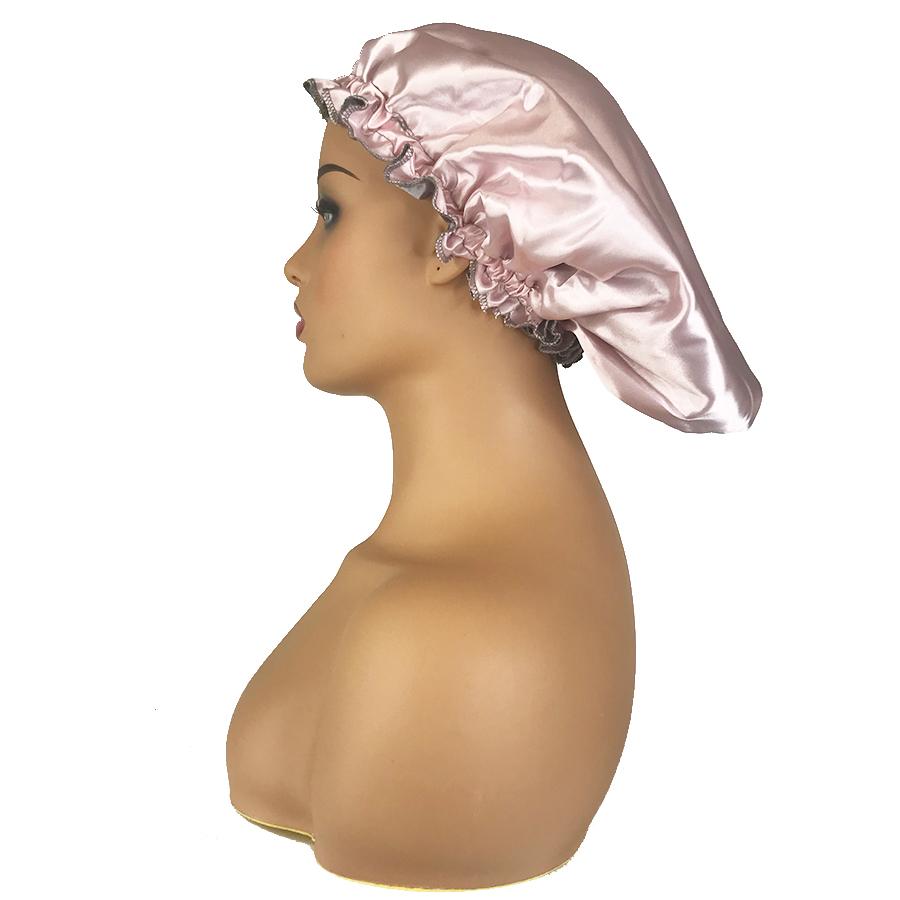 Satin Silk Bonnet Double Layer