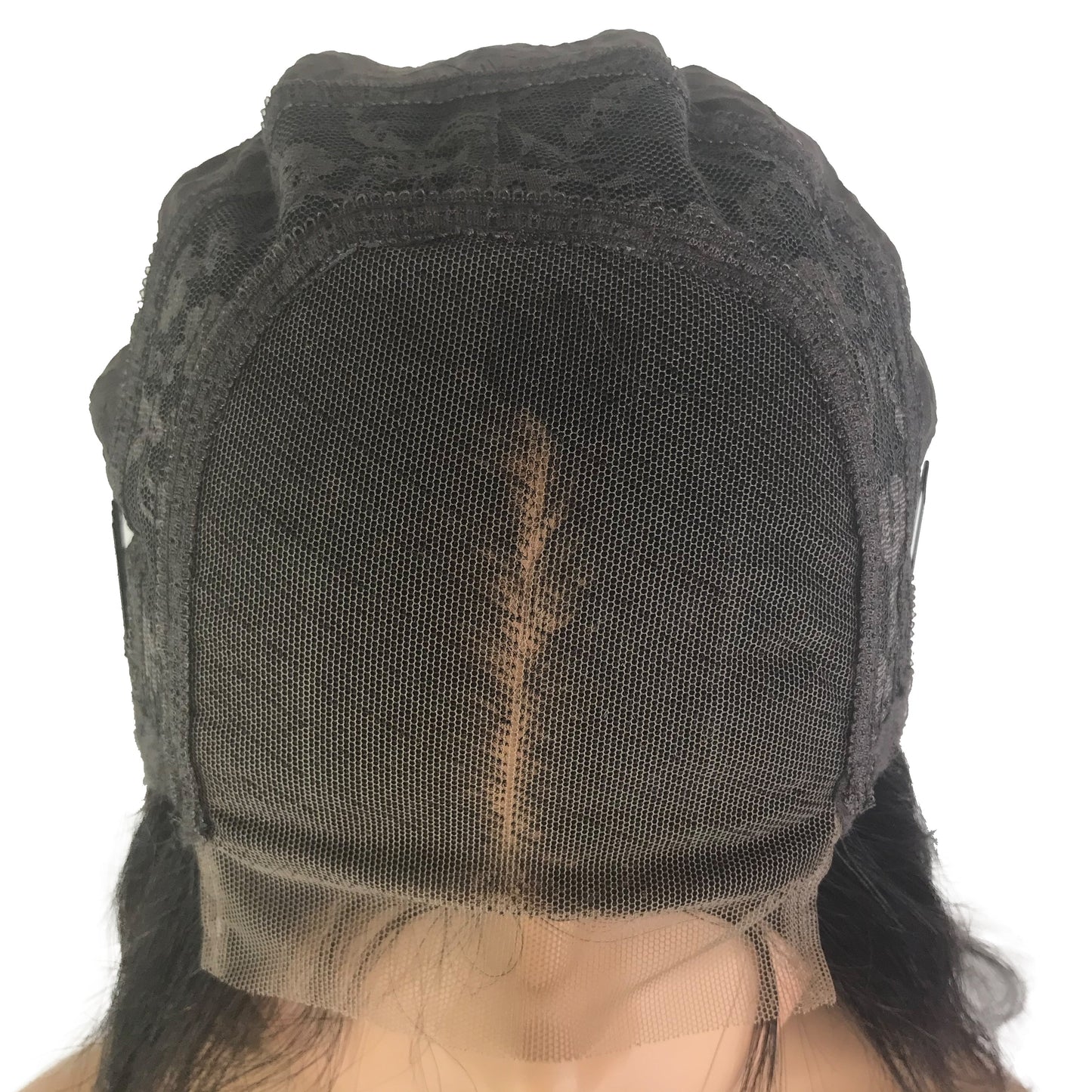 Transparent Deep Wave 4"X 4"Lace Closure Wig Natural