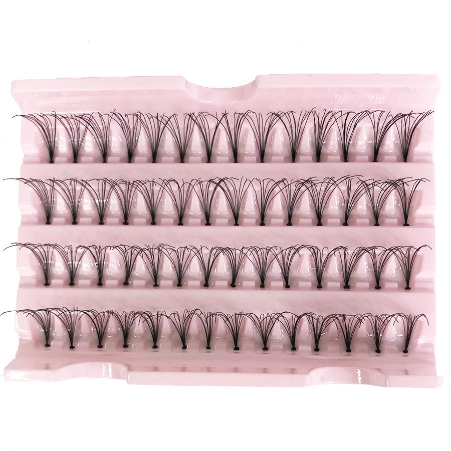 Pre-made Volume 5D Fans Invisible Base Eyelash Extensions 0.20 D Curl (4 Lines)