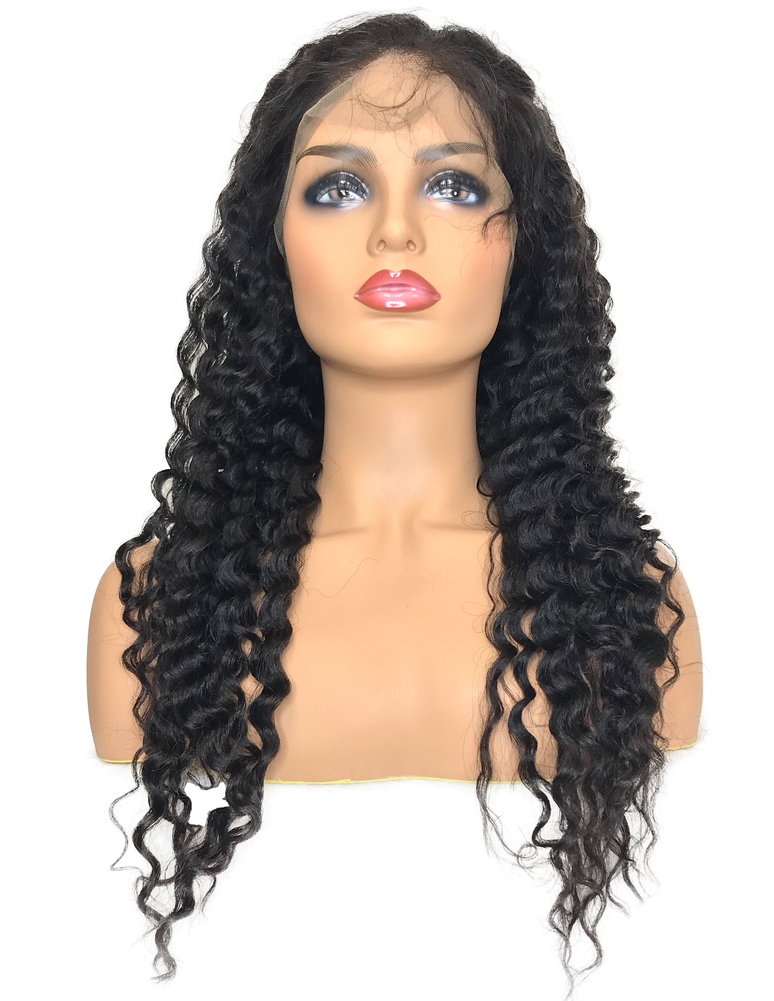 Malaysian Deep Wave Lace Frontal Human Hair Wig