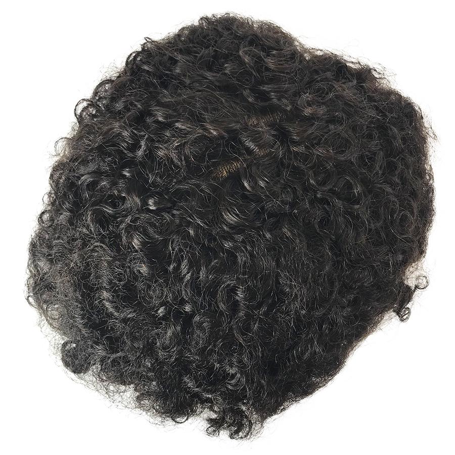 Men Toupee Jerry Curl