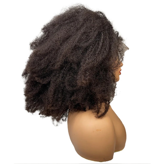 Load image into Gallery viewer, Virgin Afro Full Lace Human Hair Wig
