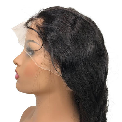 Swiss 8A Malaysian Body Wave Lace Frontal Human Hair Wig