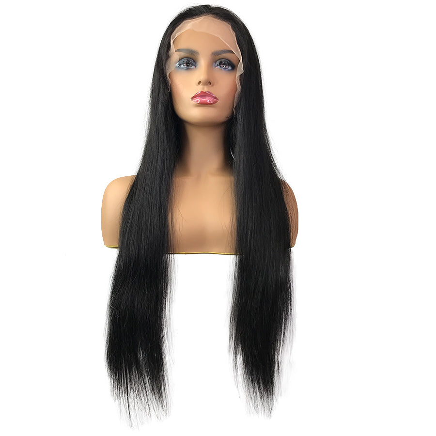 Load image into Gallery viewer, Swiss 8A Malaysian Straight Lace Frontal Human Hair Wig
