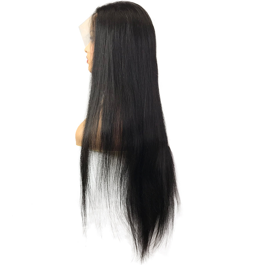 Swiss 8A Malaysian Straight Lace Frontal Human Hair Wig