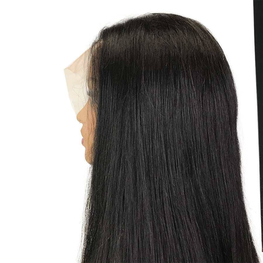 Transparent 8A/5A Straight Lace Frontal Human Hair Wig