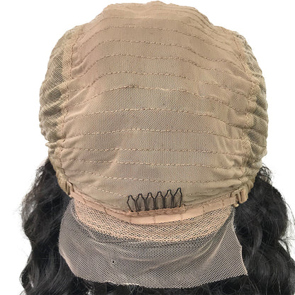 Weekly Special (Week 10th Mar6-Mar12th) 5A Transparent Deep Wave Lace Closure Wig Natural