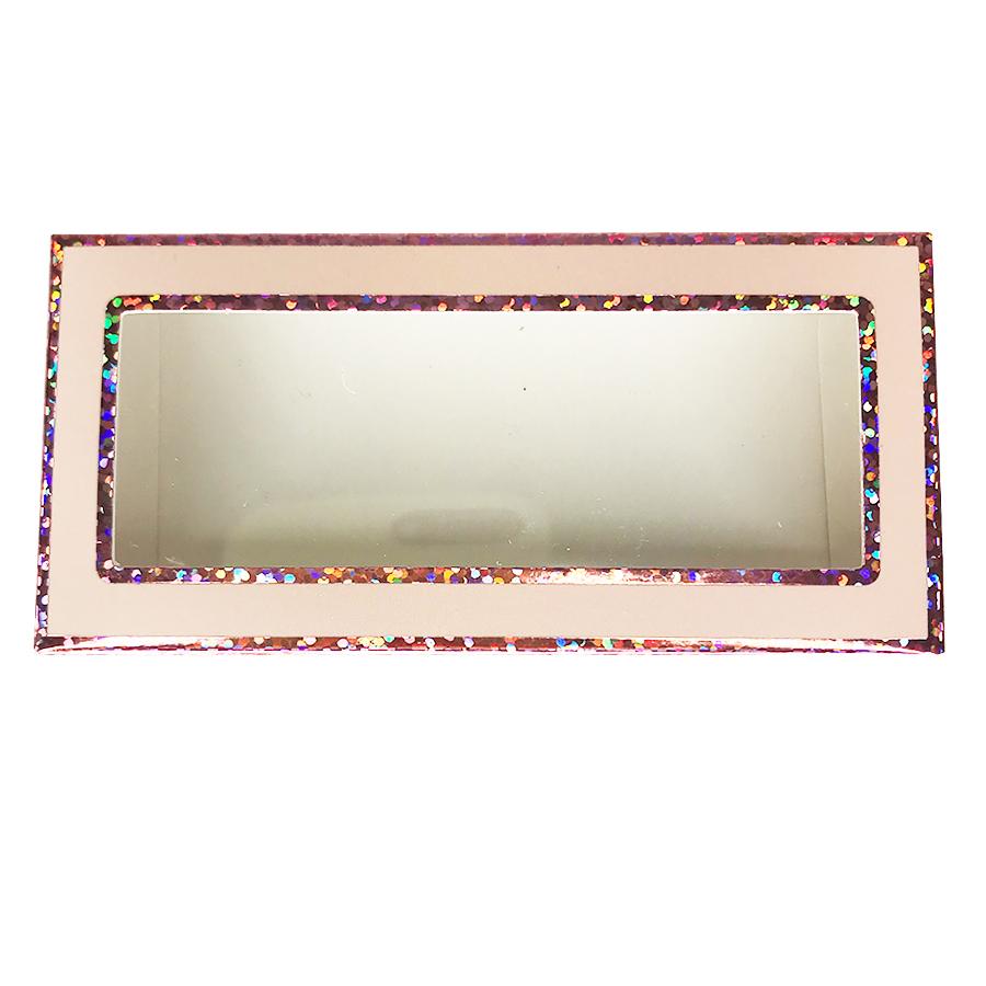 Light Pink Paper Empty Eyelash Box Gift Box Full Window
