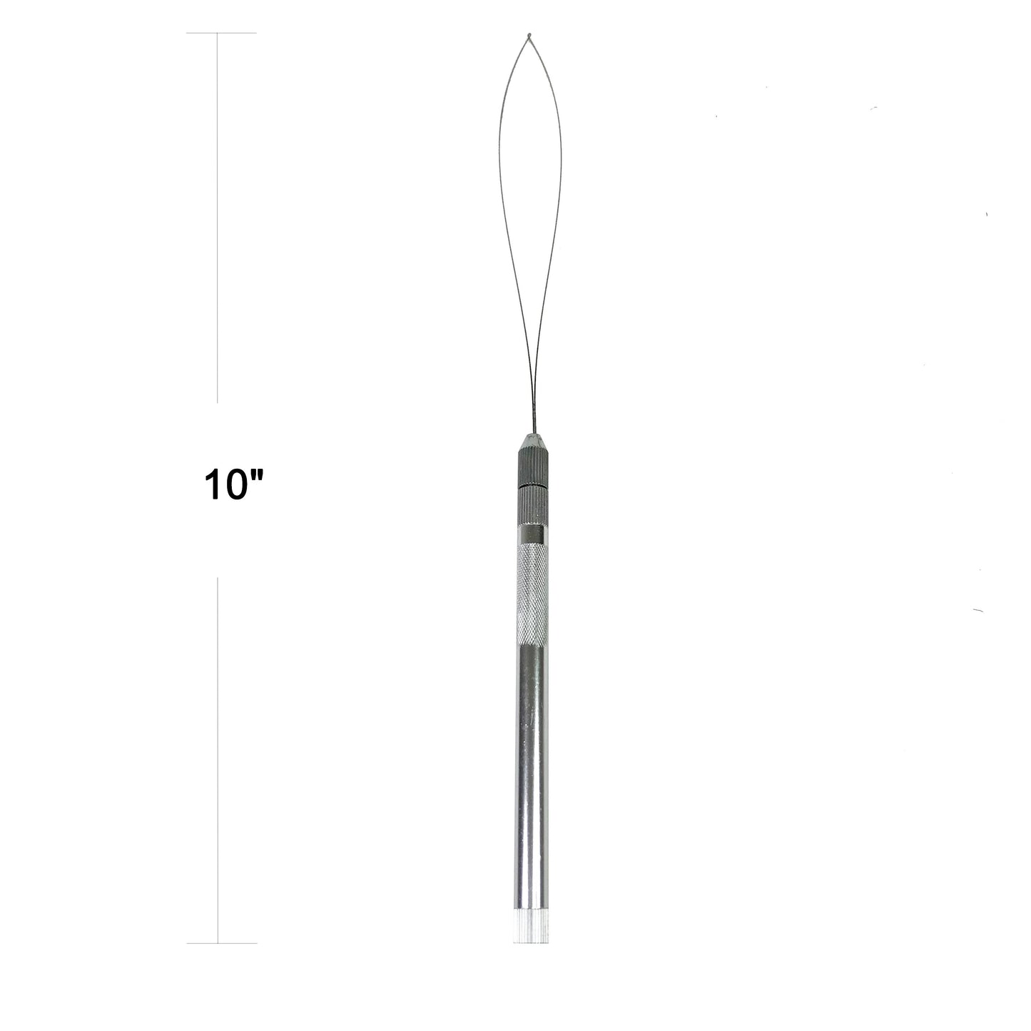 Aluminum 2-in-1 Loop Hook Pulling Needle Professional Hair Extensions Tool