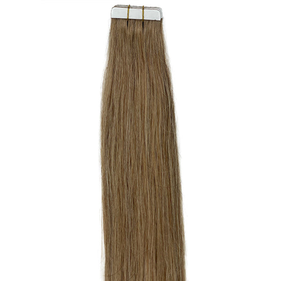 8A Straight Tape-In Human Hair Extension Color M#8/18