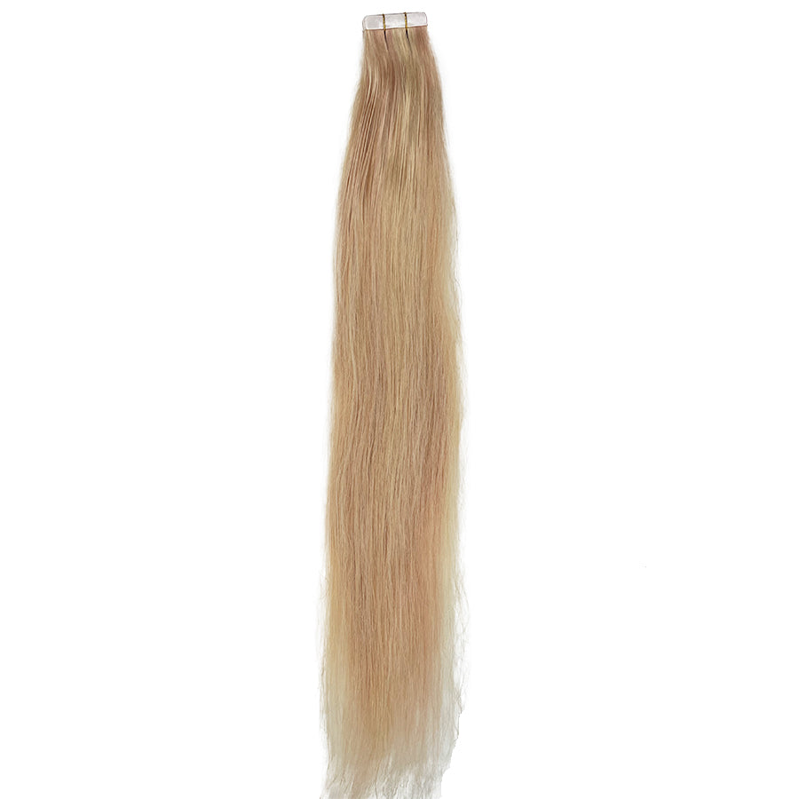 Color de extensión de cabello humano con cinta recta 8A P#24/60 