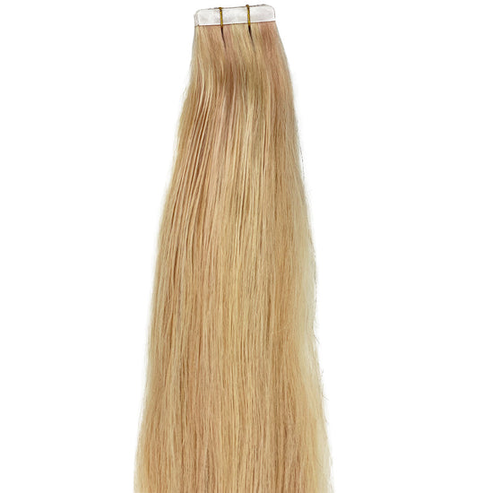 Load image into Gallery viewer, 8A Straight Tape-In Human Hair Extension Color P#24/60
