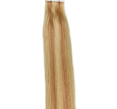 Color de extensión de cabello humano con cinta recta 8A P#27/613 