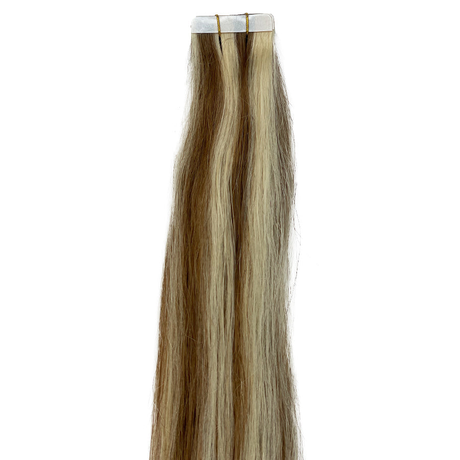 8A Straight Tape-In Human Hair Extension Color P