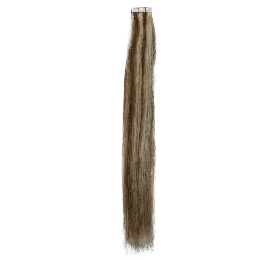 8A Straight Tape-In Human Hair Extension Color P