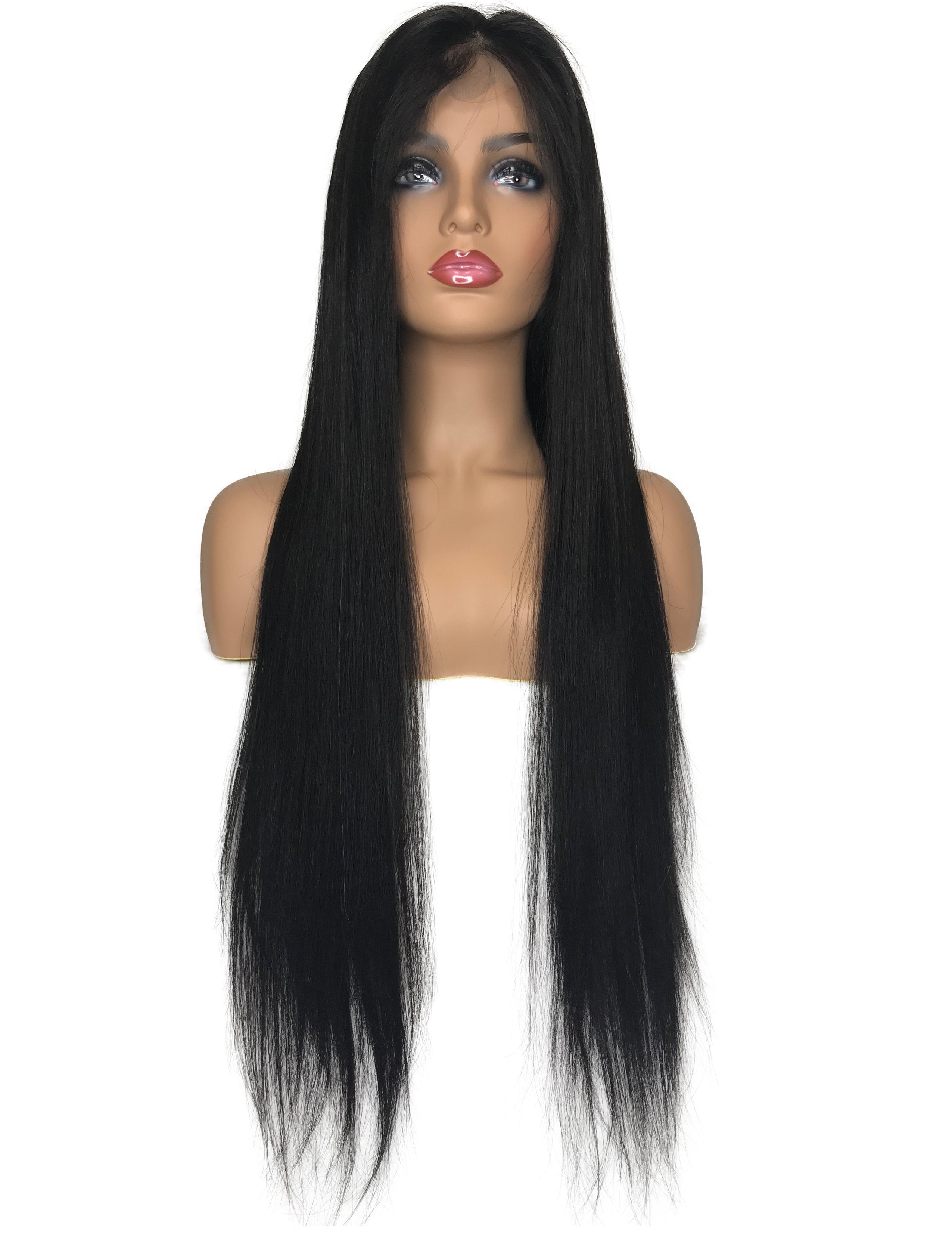 T-Part 8A Malaysian Straight Lace Frontal Human Hair Wig