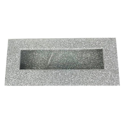 Glitter Silver Empty Eyelash Box Gift Box Full Window / Small &amp;Big