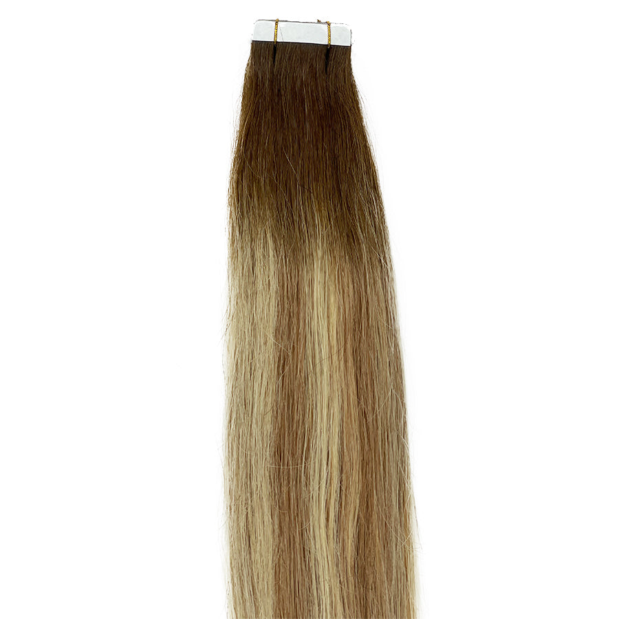 8A Straight Tape-In Human Hair Extension Color T