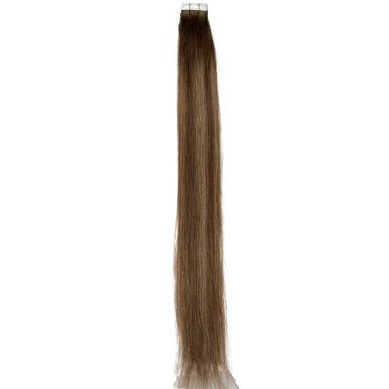 8A Straight Tape-In Human Hair Extension Color T#4/P4/8