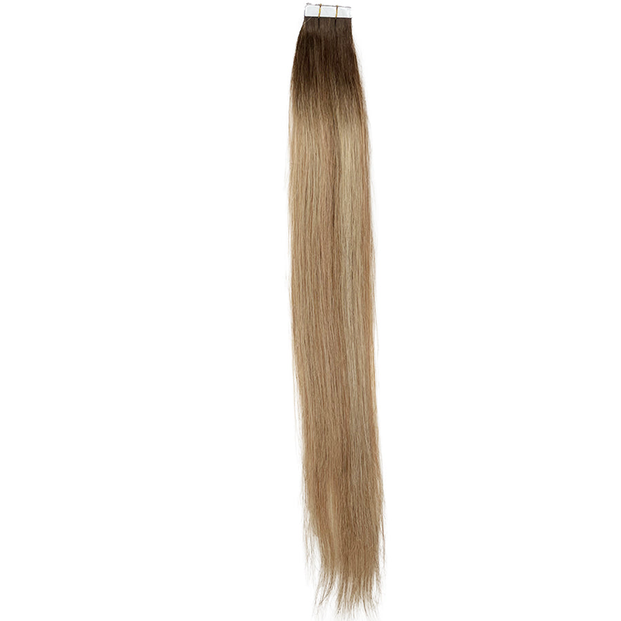 Extensión de cabello humano con cinta recta 8A Color T