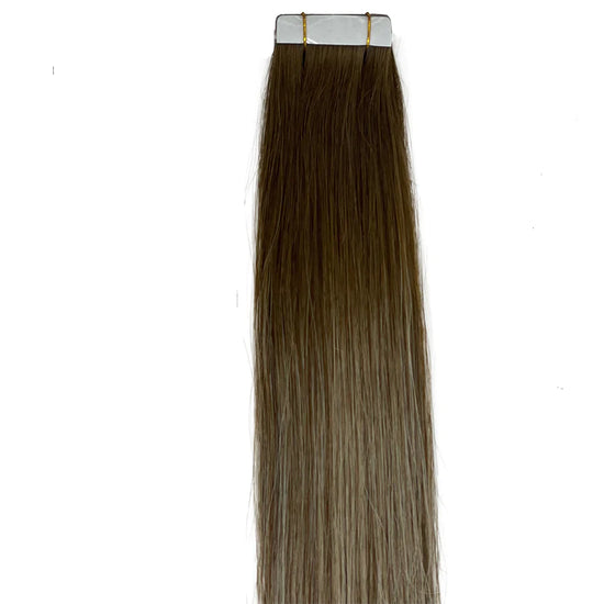 10A Straight Tape-In Human Hair Extension Color T#4 P4/1001