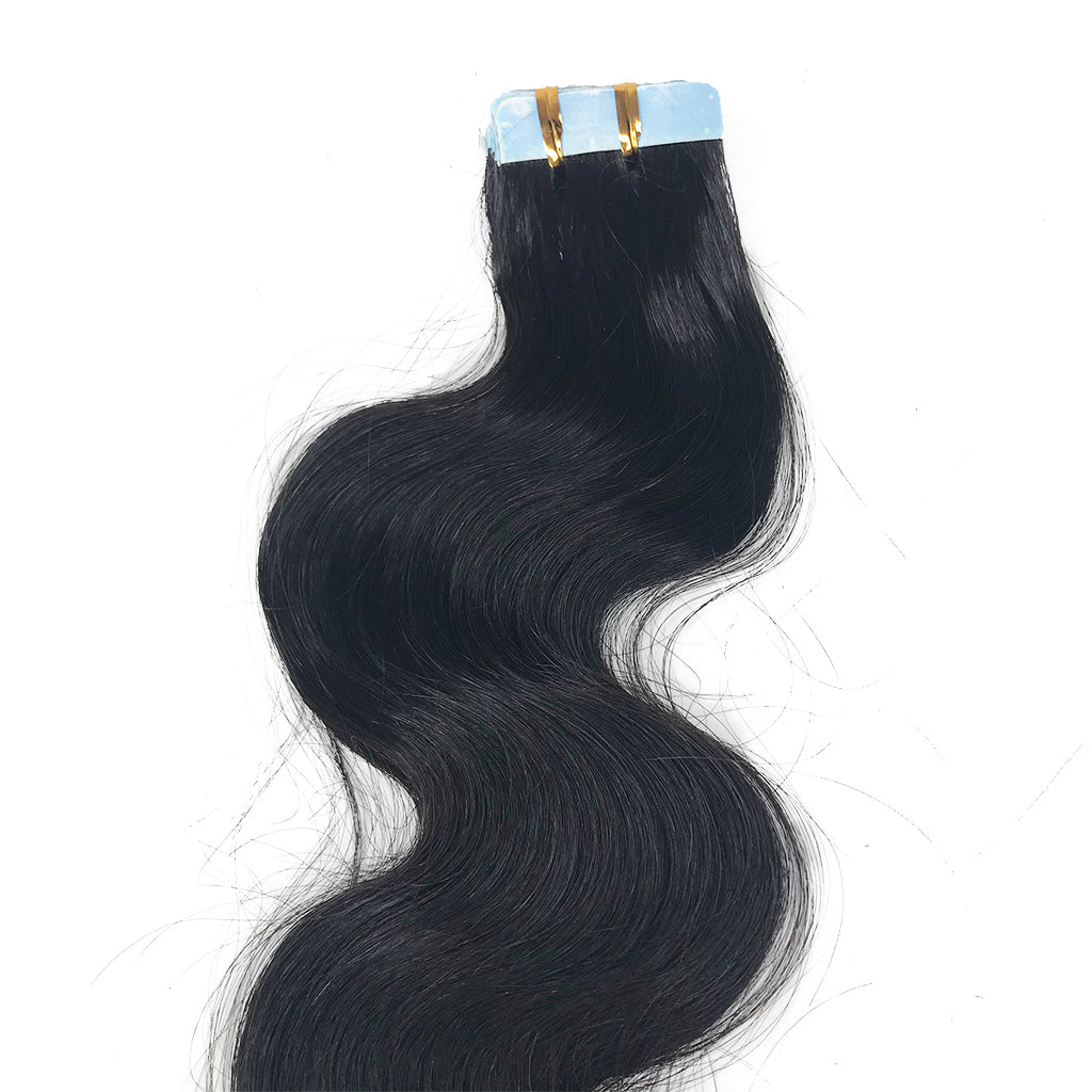 10A/8A Body Wave Tape-In Extensión de cabello humano Natural